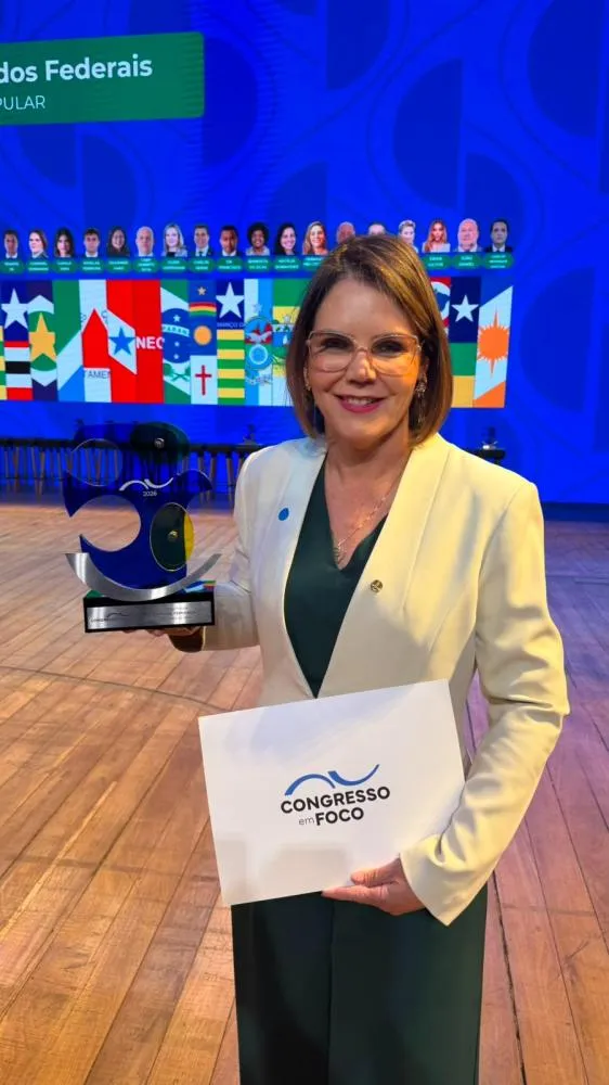Pelo segundo ano consecutivo, Coronel Fernanda é eleita a melhor deputada federal de MT