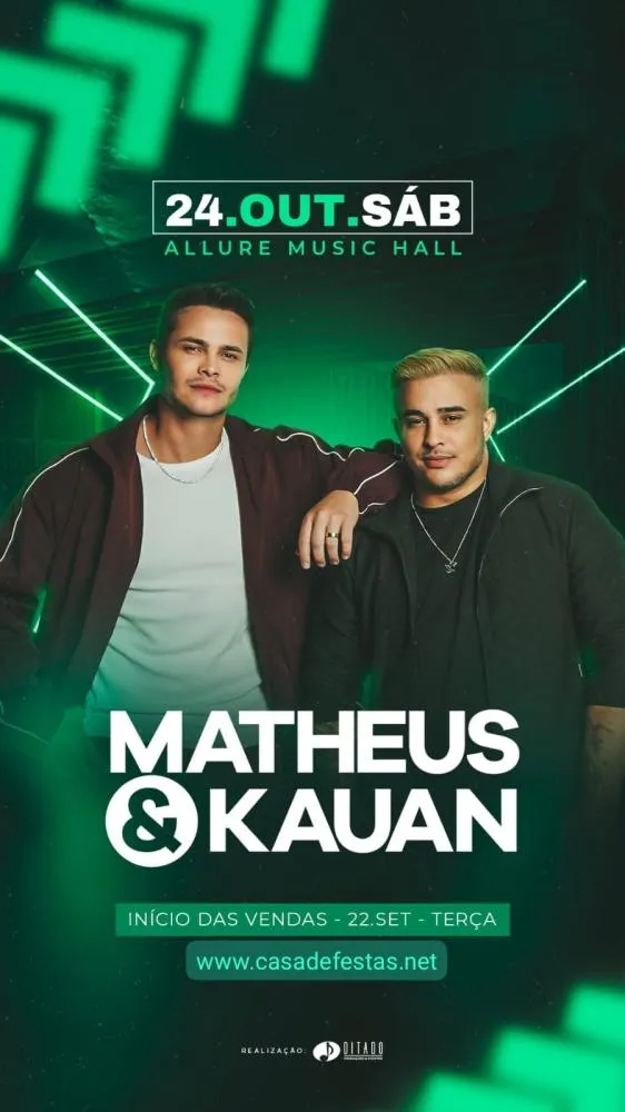 MATHEUS & KAUAN, 21h na allure