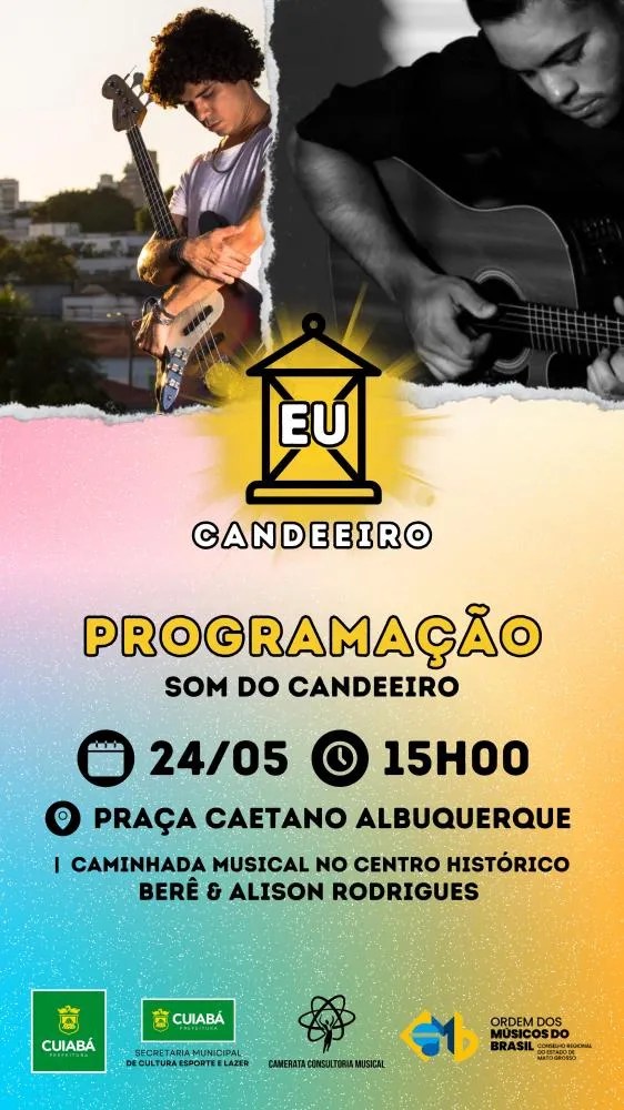 Prefeitura de Cuiabá convida população para atividade do projeto 'Eu Candeeiro' nesta sexta-feira (24)