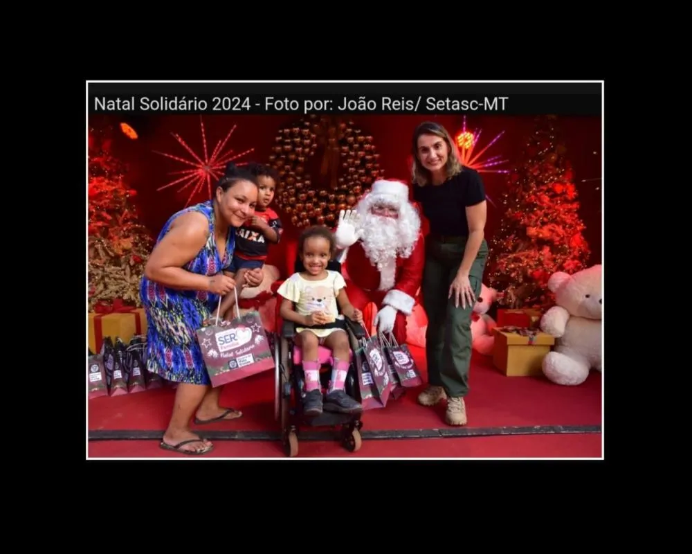 SER FAMÍLIA NATAL SOLIDÁRIO:Governo de MT entregou mais de 100 mil cestas natalinas em Mato Grosso em 2024