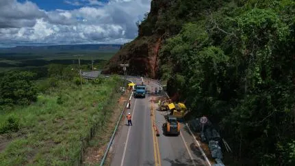 ‘Vem num ritmo menor por conta da chuva’, diz prefeito sobre obras no Portão do Inferno