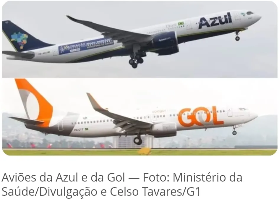 Azul e Gol anunciam acordo de 'codeshare' e irão compartilhar voos domésticos