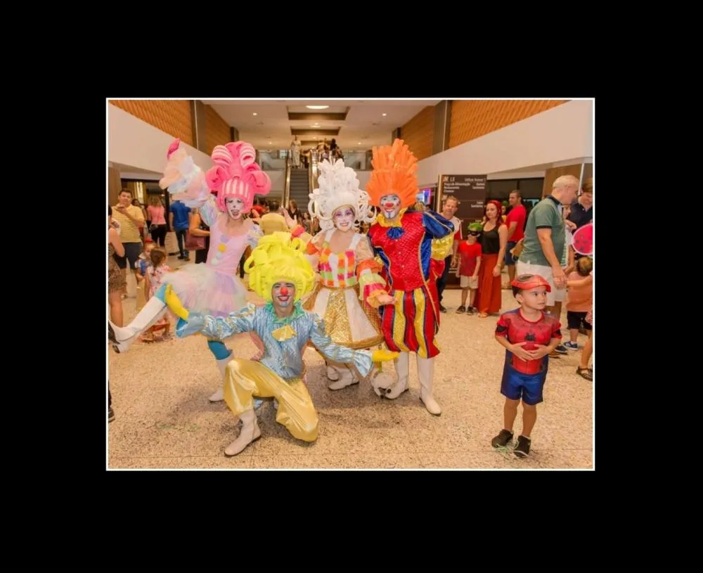 Carnaval para a criançada no Shopping Estação