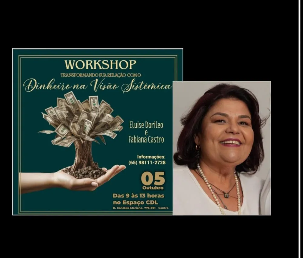 Workshop fala sobre como transformar sua relação com o dinheiro