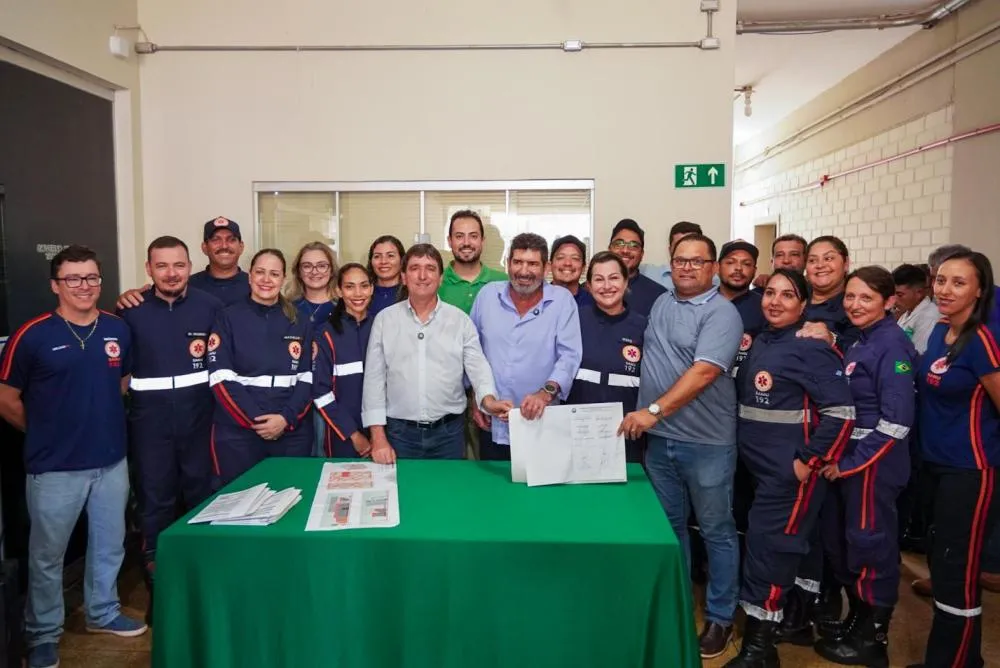 ORDEM DE SERVIÇO Tangará da Serra inicia construção da nova sede do Samu com recursos de emenda histórica do deputado Dr. João