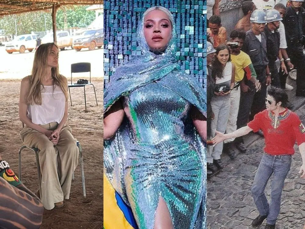 Angelina Jolie não foi a única! Relembre famosos que já visitaram o Brasil sem aviso Artistas internacionais já vieram ao Brasil e surpreenderam os fãs