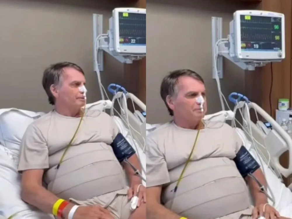 Bolsonaro reage após receber intimação no hospital: “Covardia” O ex-presidente está sendo acusado de envolvimento na tentativa de golpe