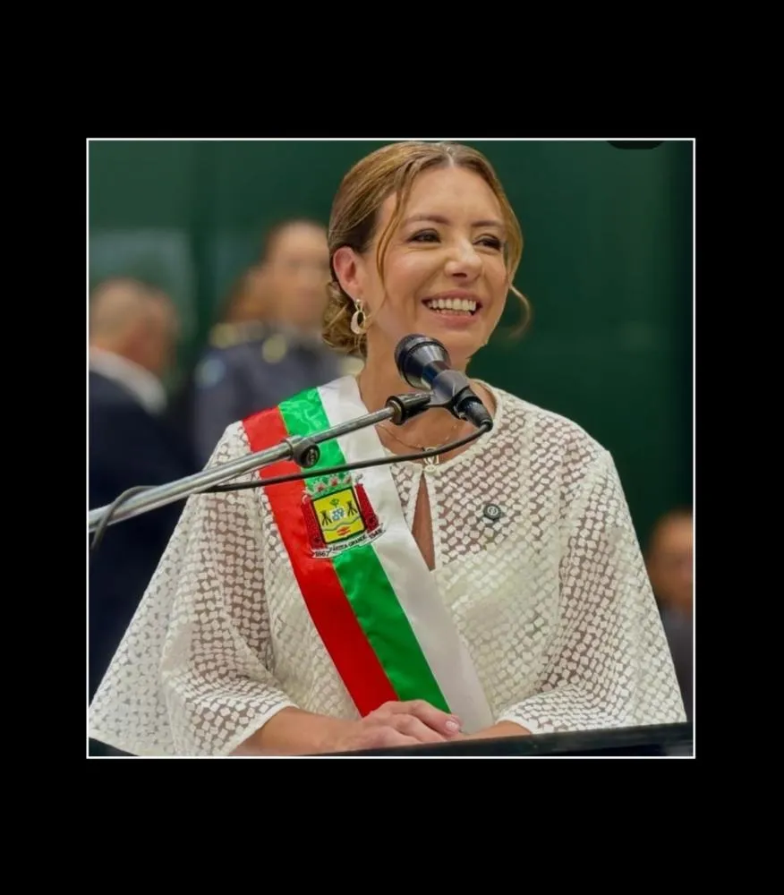 Flávia Moretti , prefeita de VG, atinge 74,0% de aprovação popular, revela pesquisa