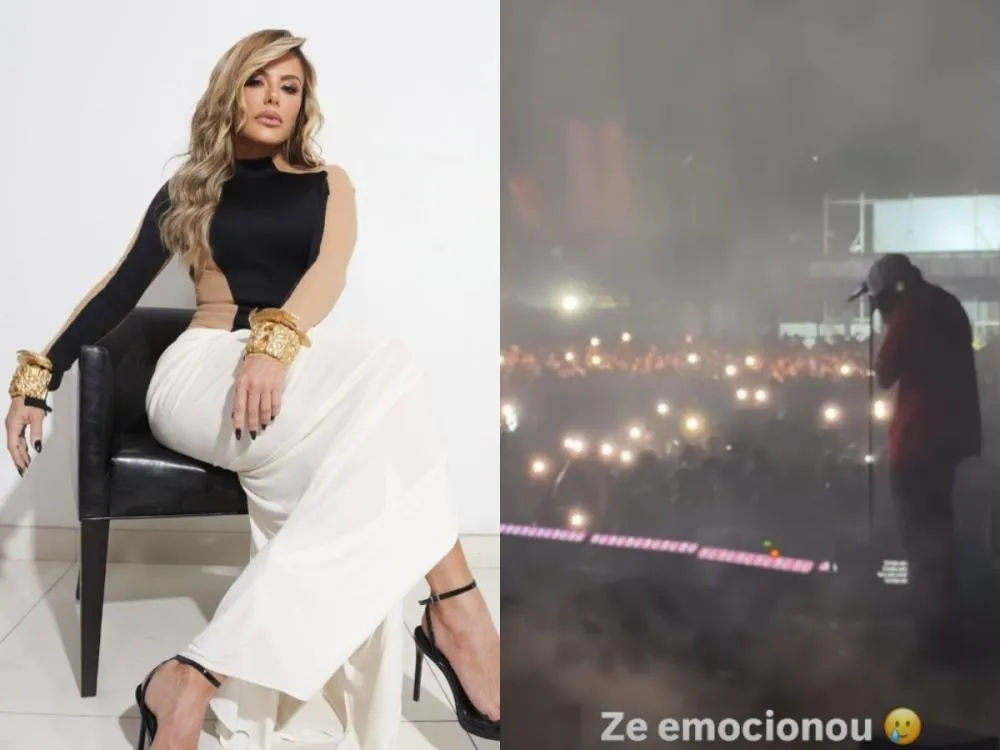 Poliana manda recado para Zé Felipe após ele chorar durante show em Portugal Mesmo após a separação, Virginia e Zé Felipe viajaram para Portugal juntos e postaram vídeos mostrando a emoção do momento