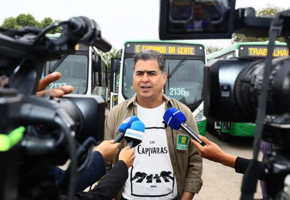É a única cidade do país onde 100% da frota operacional tem ar-condicionado”, comemorou Pinheiro durante entrega de ônibus