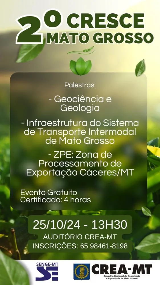 Participe do 2º Cresce Mato Grosso e ZPE!