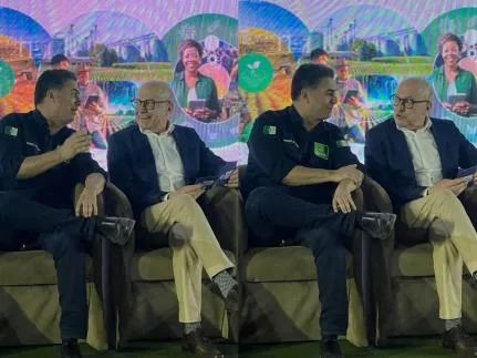Pivetta e Emanuel demonstram 'entrosamento' durante evento em Cuiabá