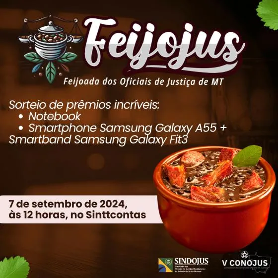 Primeira FeijOJUS será dia 7 de setembro