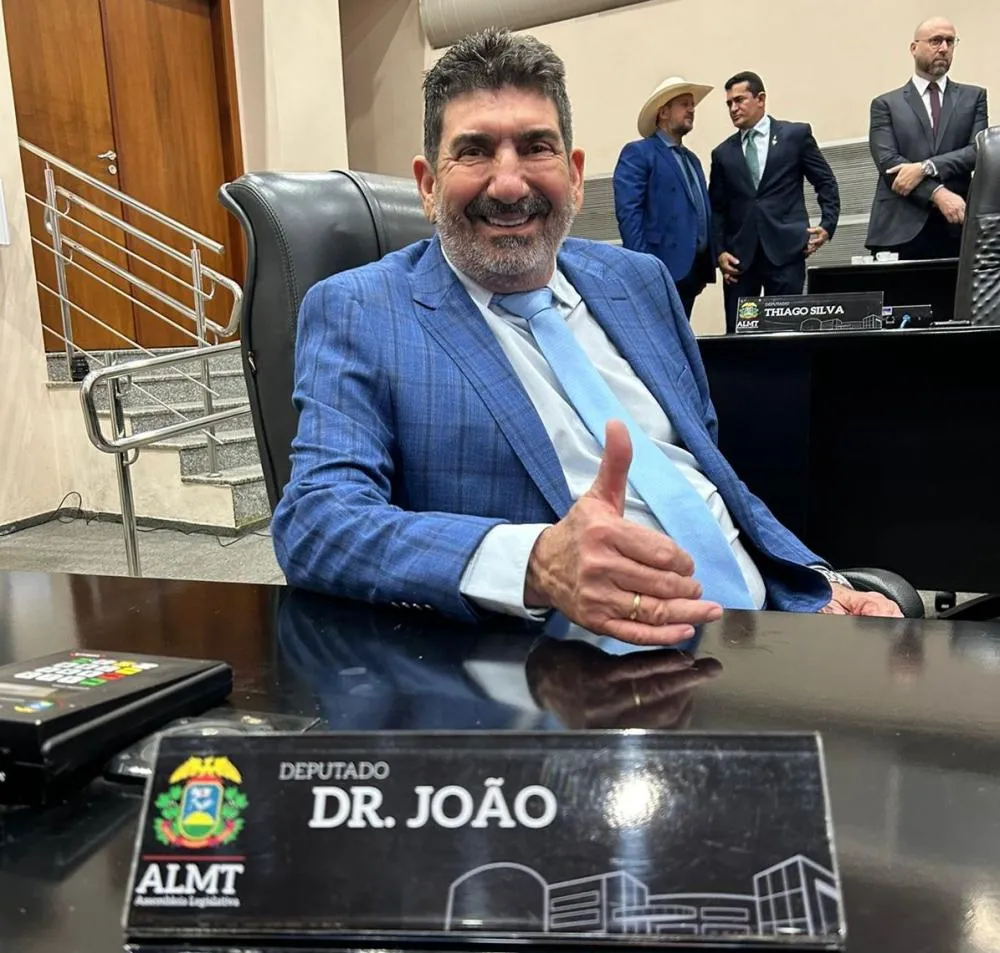 Dr. João é eleito primeiro-secretário da ALMT: "resultado do trabalho de toda uma equipe"