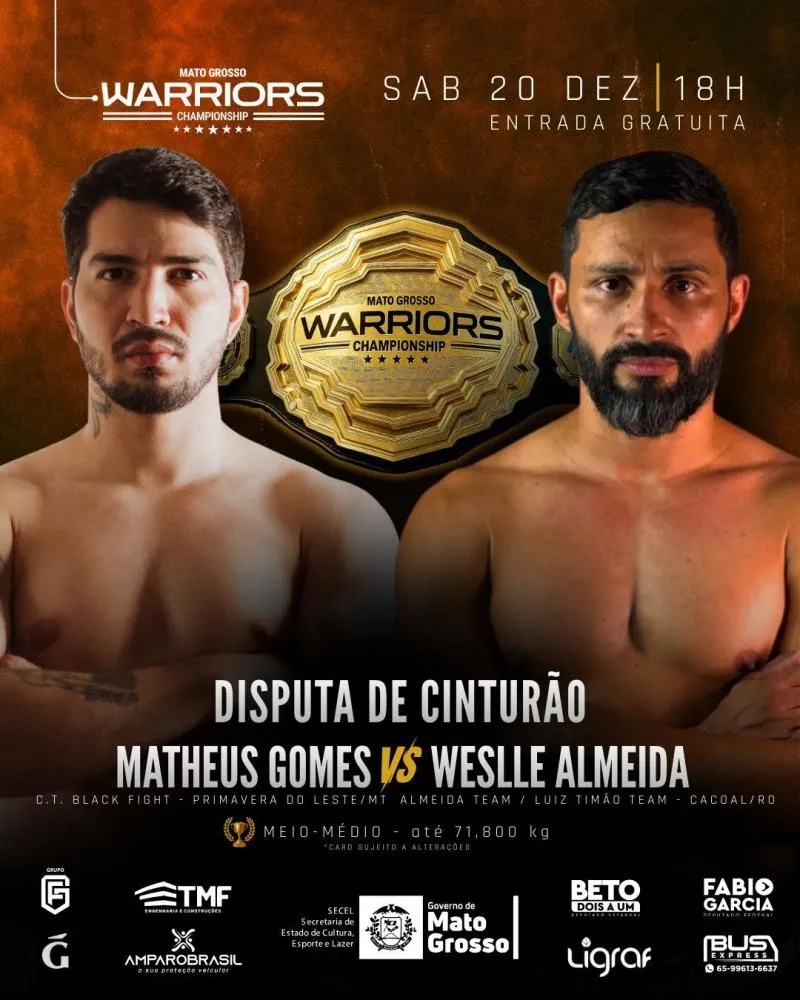 ATENÇÃO, GUERREIROS! Novos horários confirmados para o #MTWarriors2!