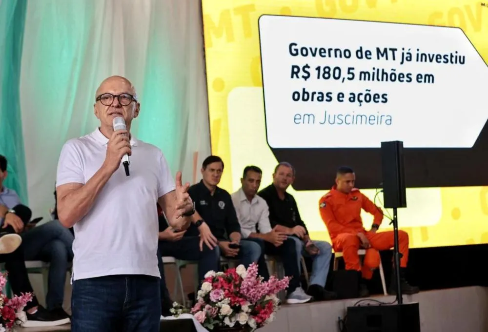 Juscimeira recebe mais R$ 9,7 milhões em obras e investimentos do Governo de MT Entre os investimentos anunciados estão convênios para recuperação do asfalto urbano da cidade, construção de calçadas e reforma da Feira Livre
