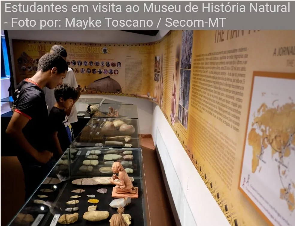Semana Nacional dos Museus: espaços culturais do Governo de MT oferecem programação com visitas mediadas e oficinas