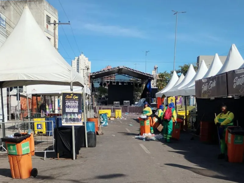Prefeitura de Cuiabá recolhe 40 toneladas de lixo durante 5 dias de Carnaval