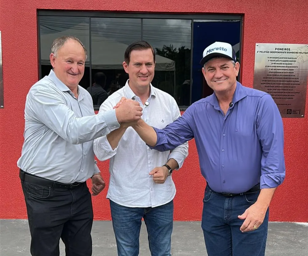 Com apoio de Moretto, nova unidade do Corpo de Bombeiros é inaugurada em Sapezal