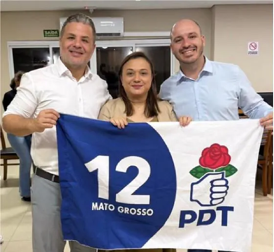PDT lança Caiubi ao Governo e Botelho ao Senado em MT P