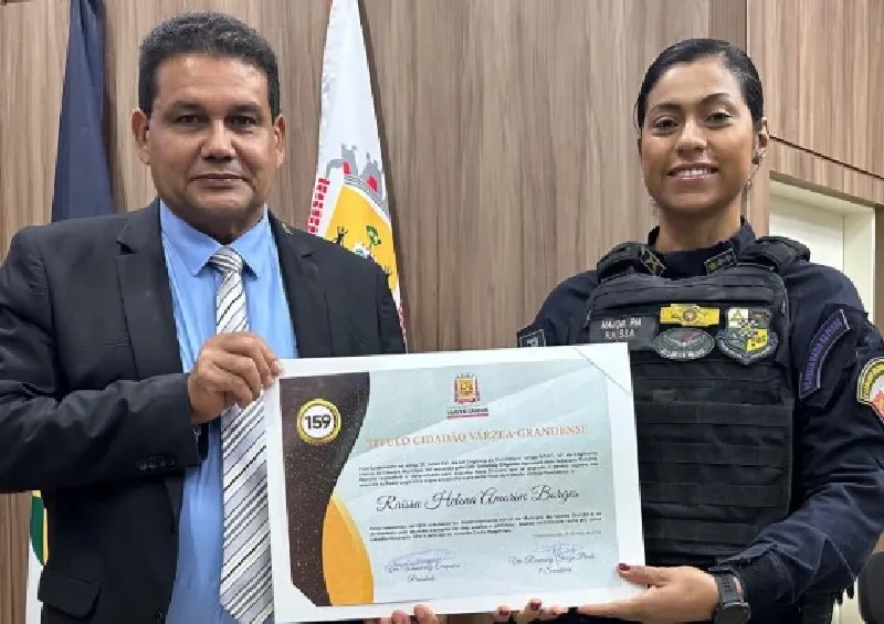 Raissa Helena Amorim Borges recebe Título de Cidadã Várzea-Grandense