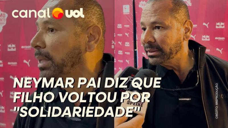 NEYMAR PAI FALA SOBRE RENOVAÇÃO, QUESTIONA SANTOS E DIZ QUE LESÕES DO FILHO 'JÁ ERAM ESPERADAS'