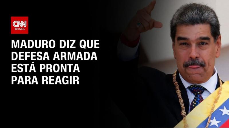 Maduro diz que defesa armada está pronta para reagir