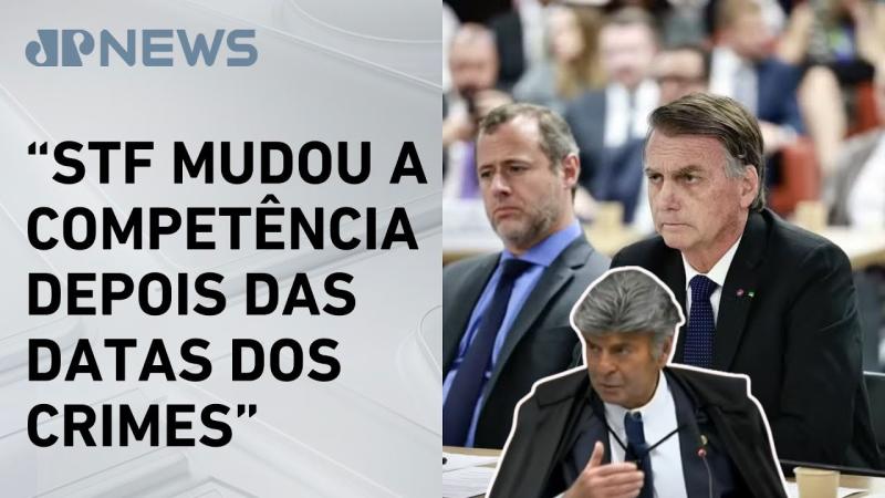 Fux diz que STF tem “incompetência absoluta” para julgar caso de Bolsonaro e outros sete réus