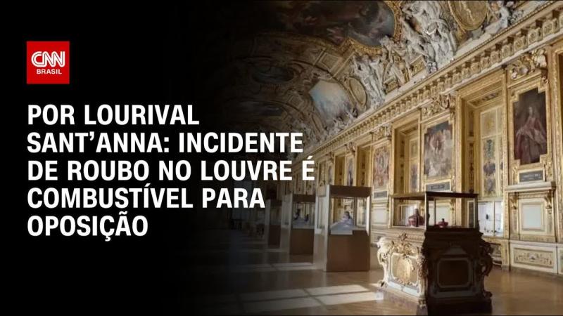Incidente de roubo no Louvre é combustível para oposição