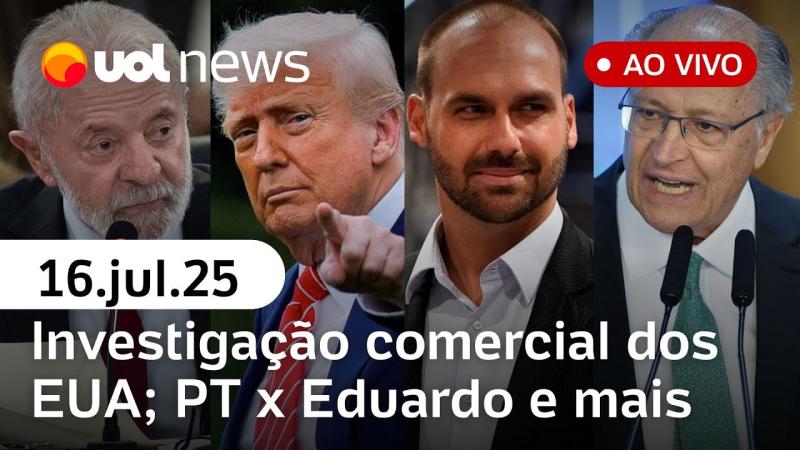 Governo Trump reclama de Pix e pirataria no Brasil; aprovação de Lula; PT x Eduardo Bolsonaro e mais