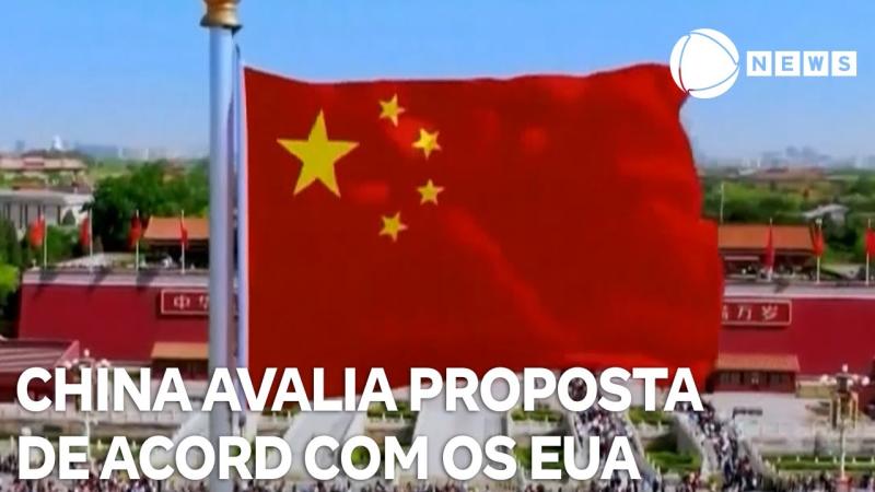 China diz que avalia proposta de acordo com Estados Unidos