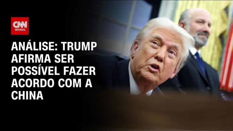 Trump afirma ser possível fazer acordo com a China