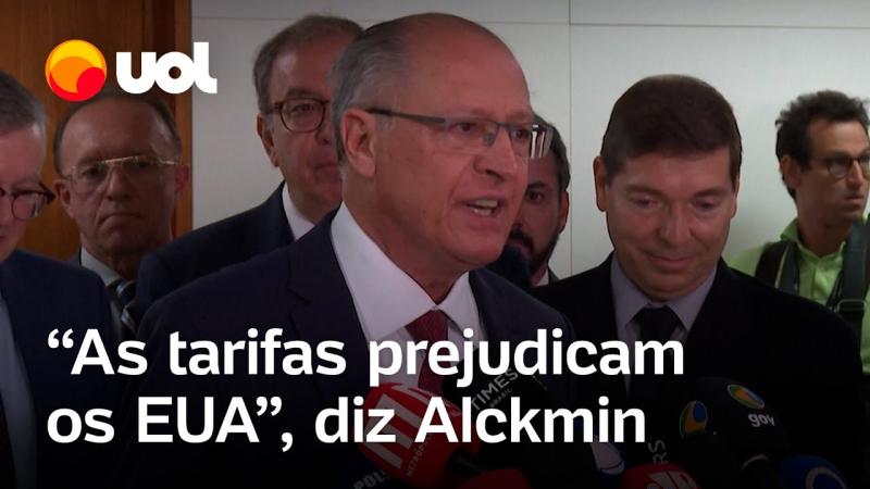 Alckmin alerta Trump e diz que tarifas podem encarecer produtos nos EUA: 'Serão prejudicados'
