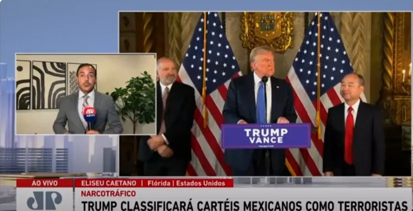 Donald Trump diz que classificará cartéis mexicanos como terroristas