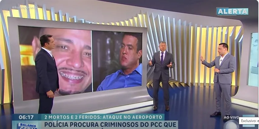 Balanço Geral Manhã reconstitui execução de empresário no aeroporto de Guarulhos