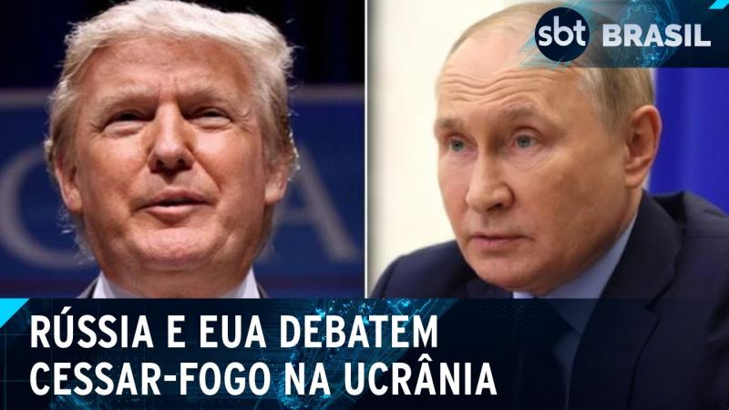 EUA e Rússia se reúnem na Arábia Saudita para debater cessar-fogo na Ucrânia | SBT Brasil (24/03/25
