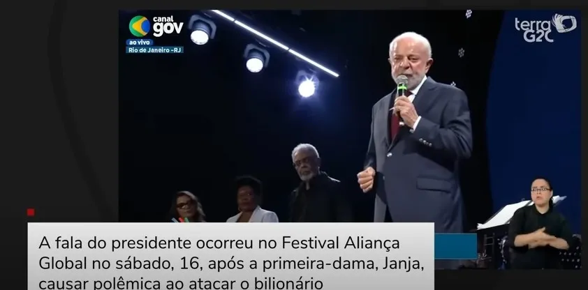 Não temos que xingar ninguém', diz Lula após declaração de Janja sobre Elon Musk