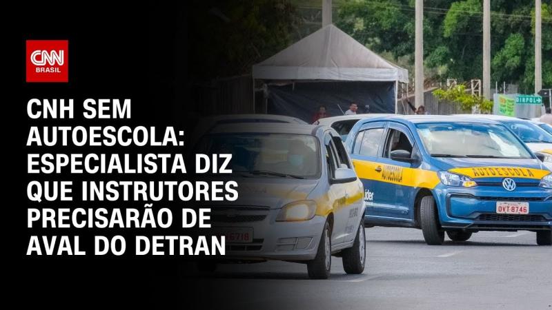 Instrutores precisarão de aval do Detran, diz especialista sobre CNH sem autoescola