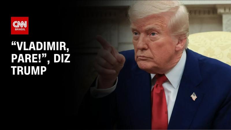 “Vladimir, PARE!”: Trump dá ultimato após ataques da Rússia contra Kiev