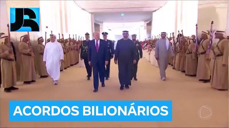 Trump fecha mais de 200 bilhões de dólares em acordos com Emirados Árabes Unidos
