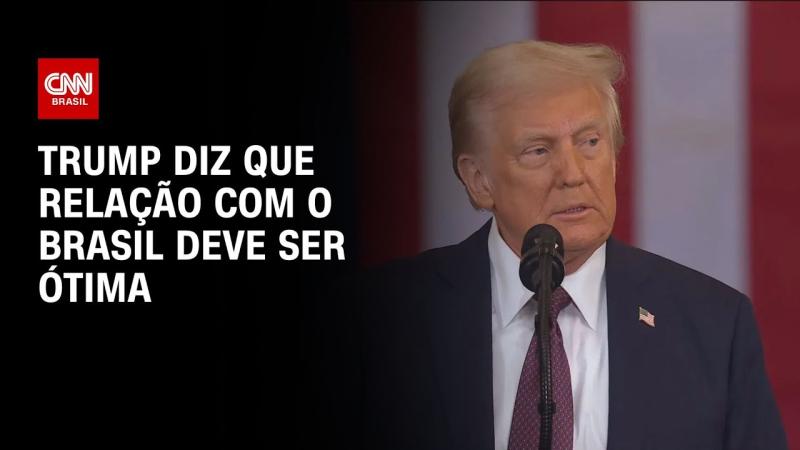 Trump diz que relação com o Brasil deve ser ótima 