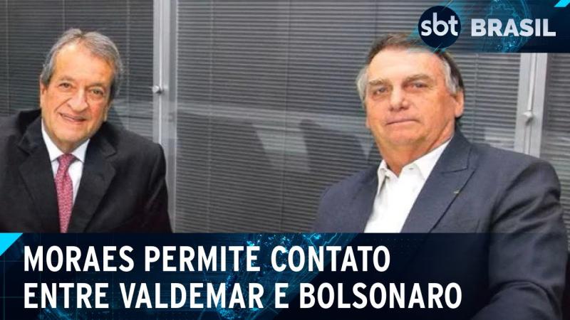 Medida que impedia contato entre Valdemar Costa Neto e Bolsonaro é derrubada 