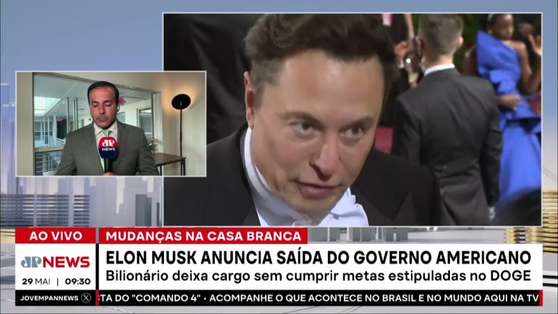 Elon Musk anuncia saída do governo americano