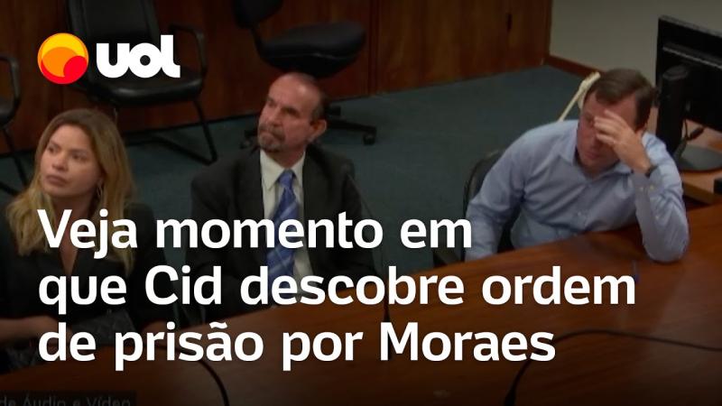 Delação de Mauro Cid: Veja momento em que militar recebe ordem de prisão por Moraes