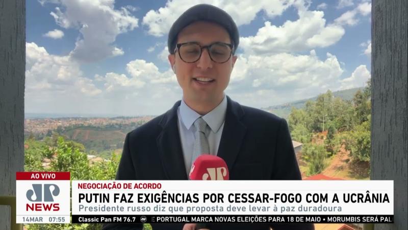 Putin faz exigências por cessar-fogo com Ucrânia