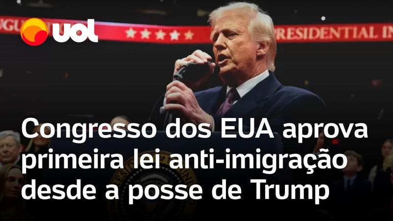 Após a posse de Donald Trump, Congresso dos EUA aprova a primeira lei anti-imigração