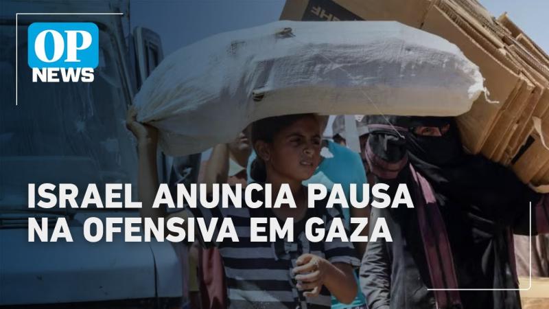 Israel divulga vídeo de lançamento aéreo de ajuda humanitária em Gaza