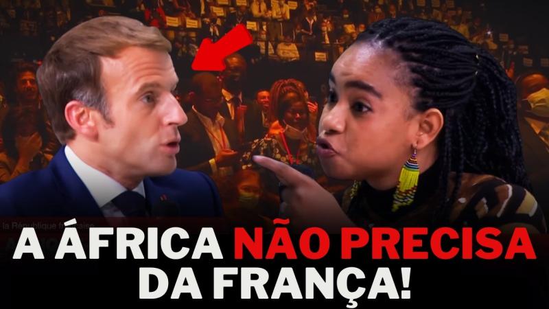 Macron PERDE A PACIÊNCIA em debate com africana(Adam Dicko)!????