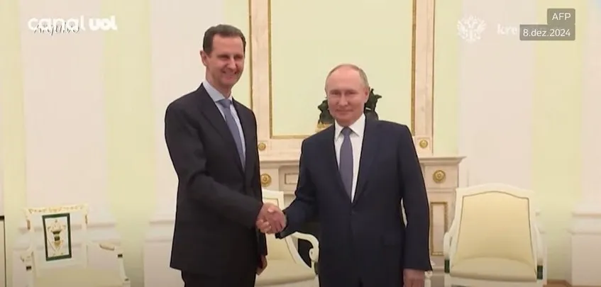 Bashar Al-Assad está em Moscou, reportam agências russas de notícias