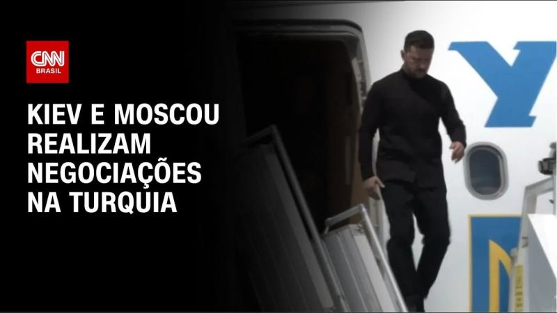 Zelensky chega à Turquia enquanto delegações ucranianas e russas se reúnem | CNN NOVO DIA